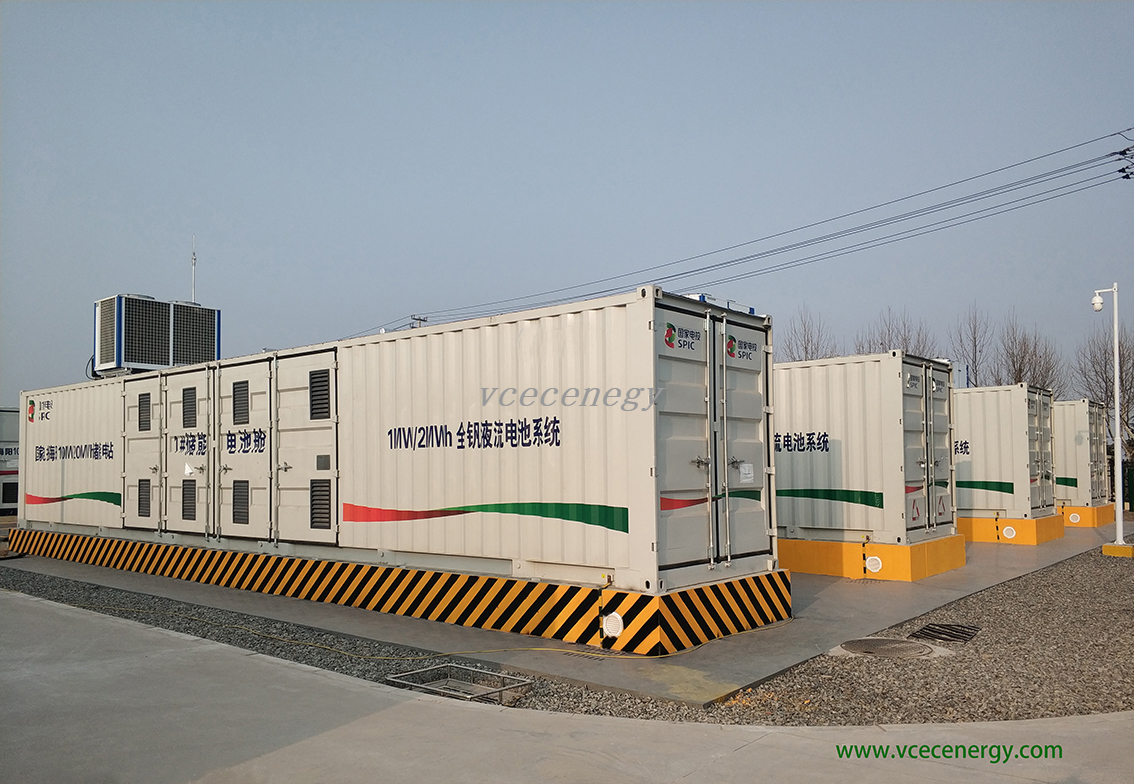 1MW2MWH Vanadium Redox Flow Battery Energy Storage System VRFB ESS For